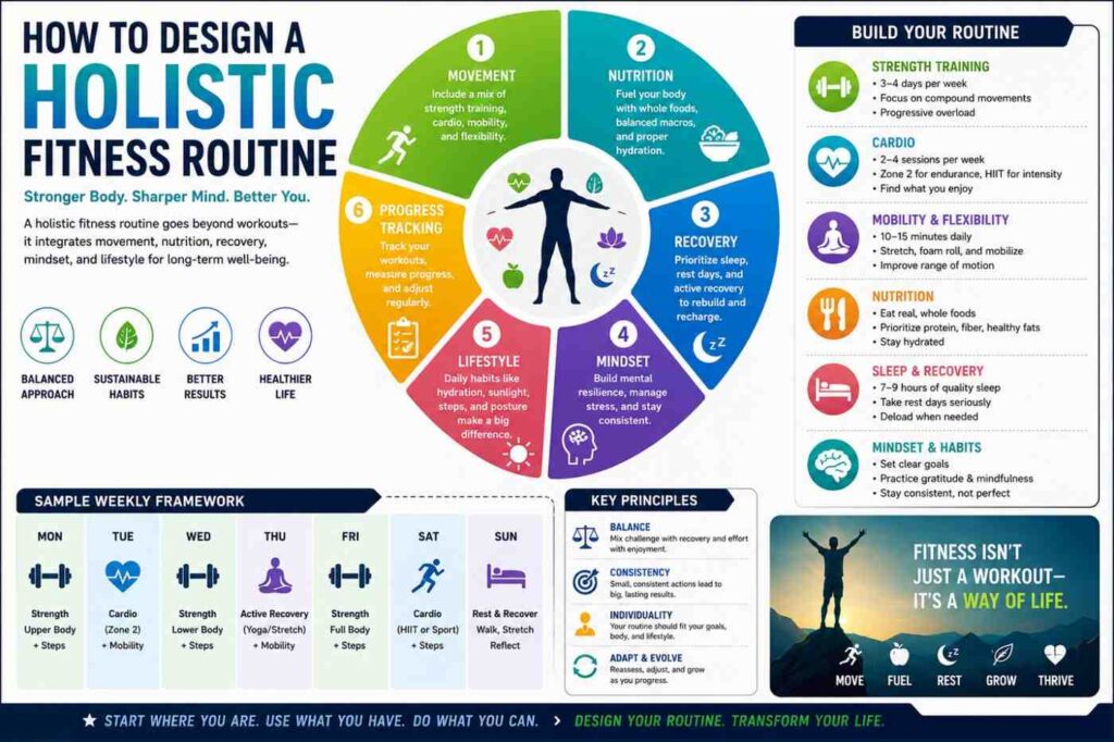 How to Design a Holistic Fitness Routine for Health